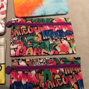 Lot of makeup bags!